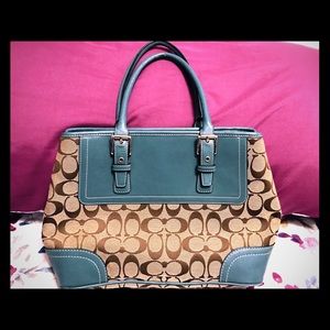 Coach classic business tote bag